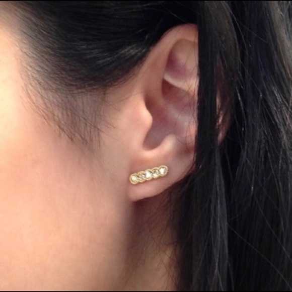 Jessica Elliot Jewelry - Rod Studs with Swarovski Crystals